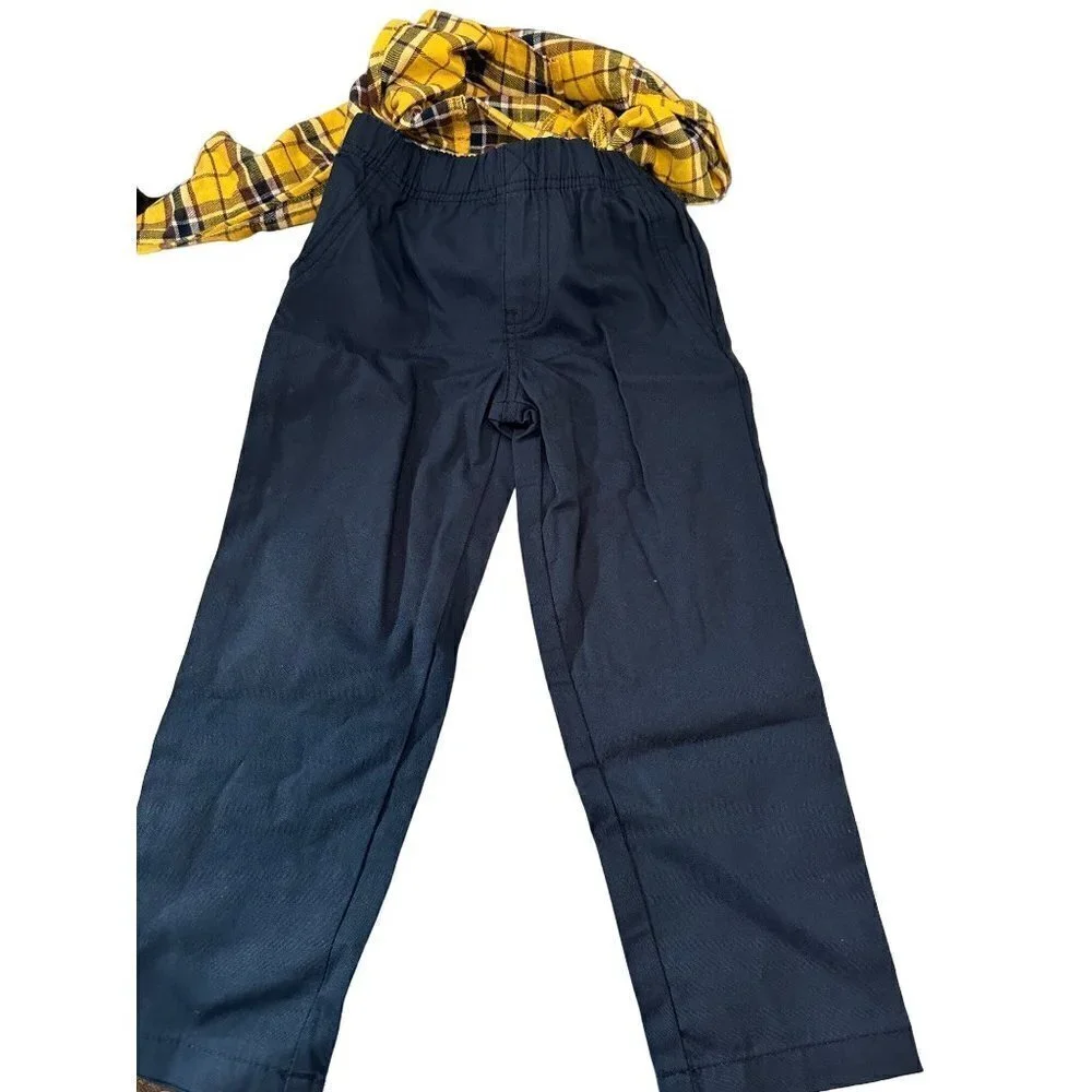 Carter's 2 piece plaid set 4T NWT